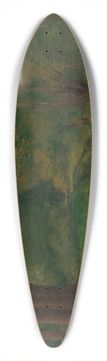 Gustave Courbet - A Brook in a Clearing 39.3 inch art pintail longboard deck