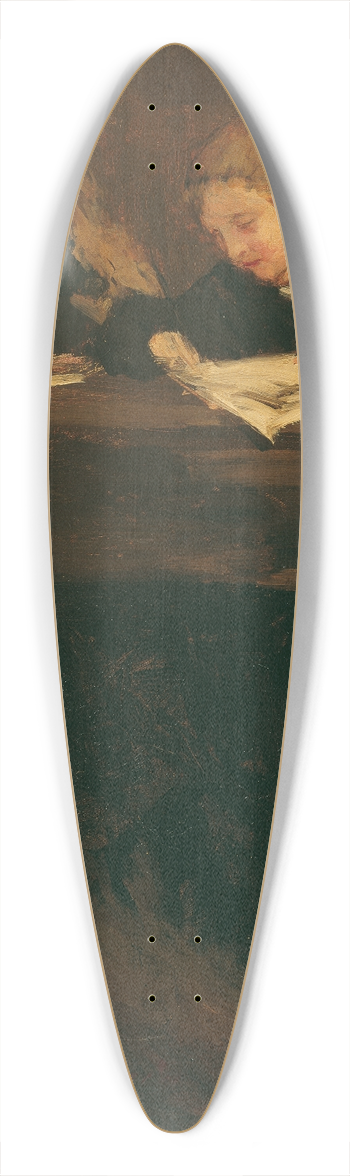 Gustave Courbet - Drei Schulmdchen 39.3 inch art pintail longboard deck