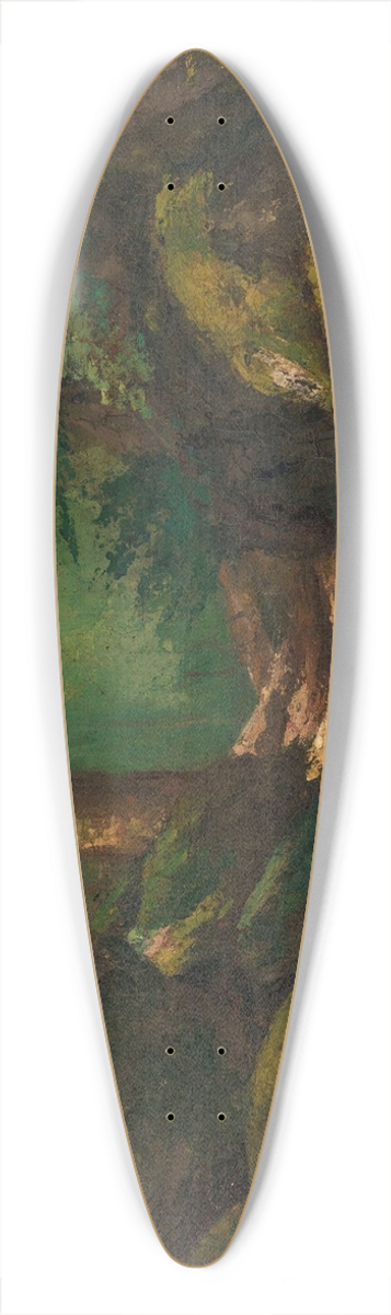 Gustave Courbet - La Clairire 39.3 inch art pintail longboard deck