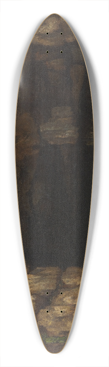 Gustave Courbet - La source de la Loue (The Source of the Loue) 39.3 inch art pintail longboard deck