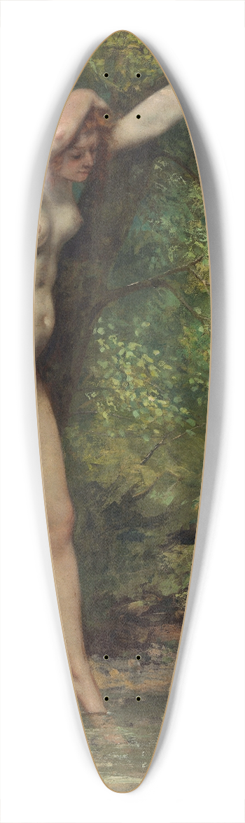 Gustave Courbet - The Young Bather 39.3 inch art pintail longboard deck