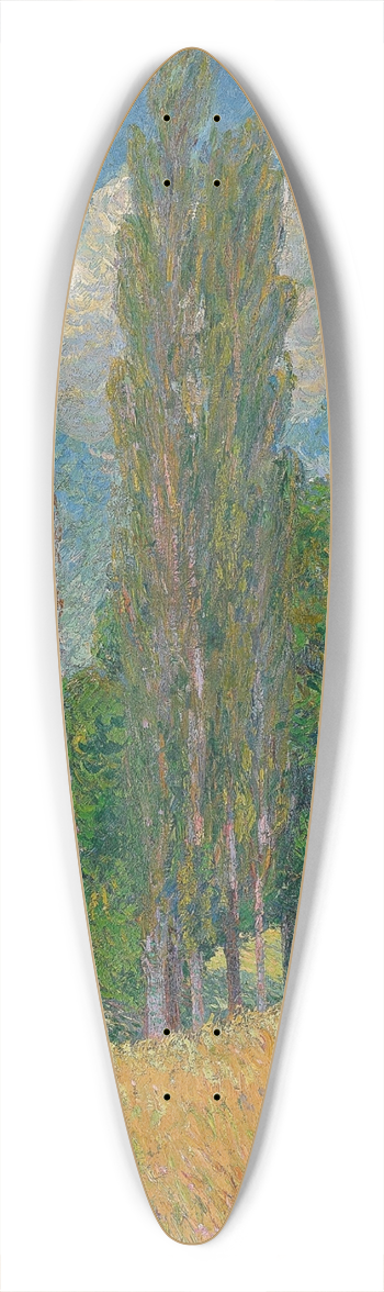 Gustave Loiseau - Les Peupliers 39.3 inch art pintail longboard deck