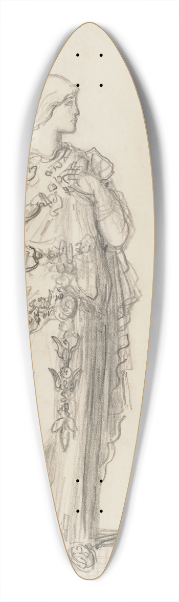 Gustave Moreau - Costume design for Sapho 39.3 inch art pintail longboard deck