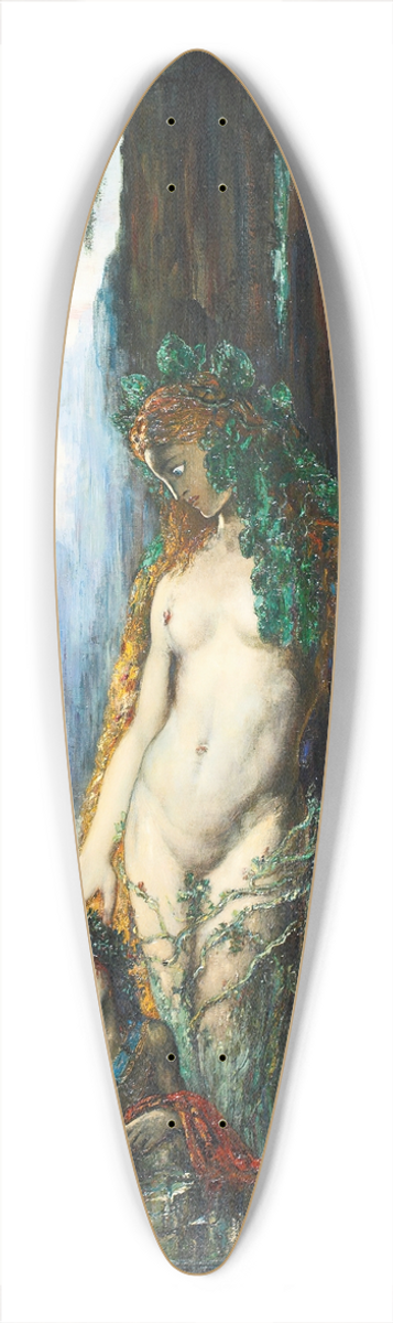 Gustave Moreau - Le Pote Et La Sirne, 1893 39.3 inch art pintail longboard deck