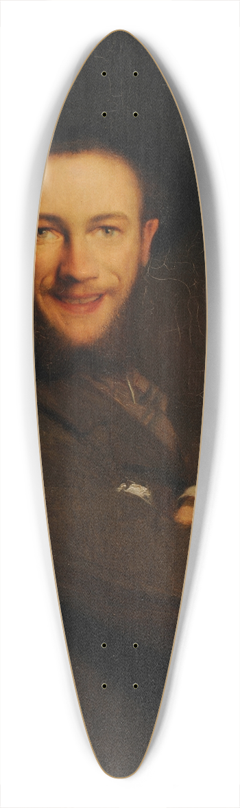 Gustave Pierre - Le Rieur. Autoportrait 39.3 inch art pintail longboard deck