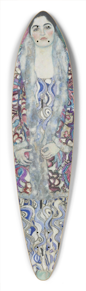 Gustav Klimt - Portrait of Friederike Maria Beer 39.3 inch art pintail longboard deck