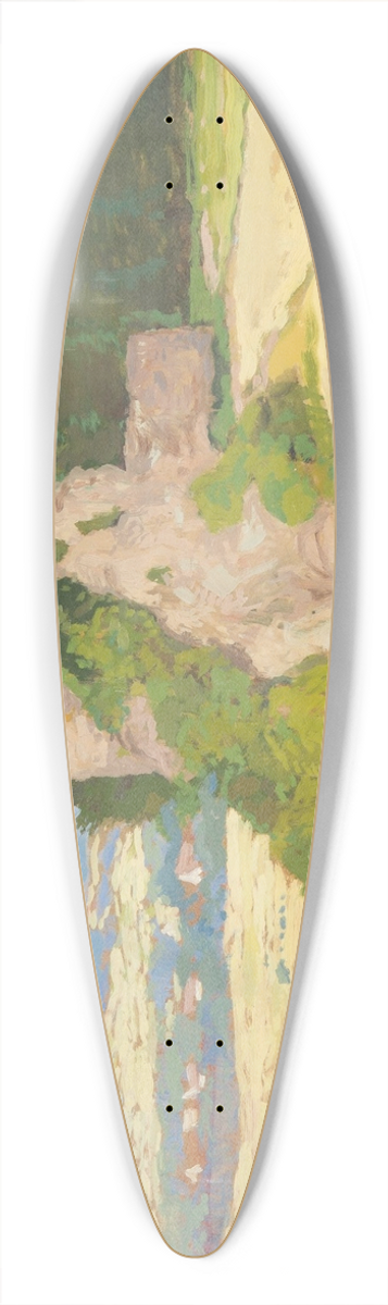 Gustav Macoun - Frdtejn 39.3 inch art pintail longboard deck
