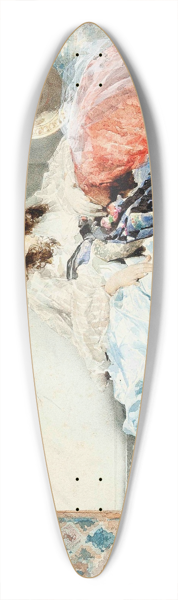 Gustavo Simoni - The favourite 39.3 inch art pintail longboard deck