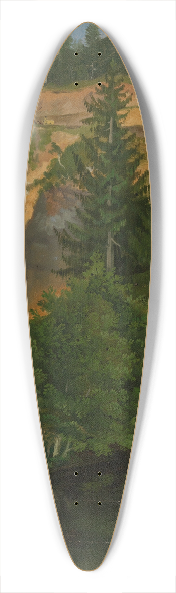 Gustav Osterroht - Im Hllental 39.3 inch art pintail longboard deck