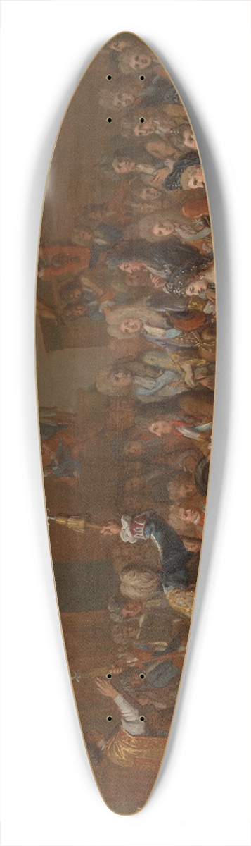 Guy Louis Vernansal the Elder - Louis XIV in Notre-Dame de Paris on January 30, 1687 at a Thanksgiving Service after his Recovery from a Grave Illness 39.3 inch art pintail longboard deck