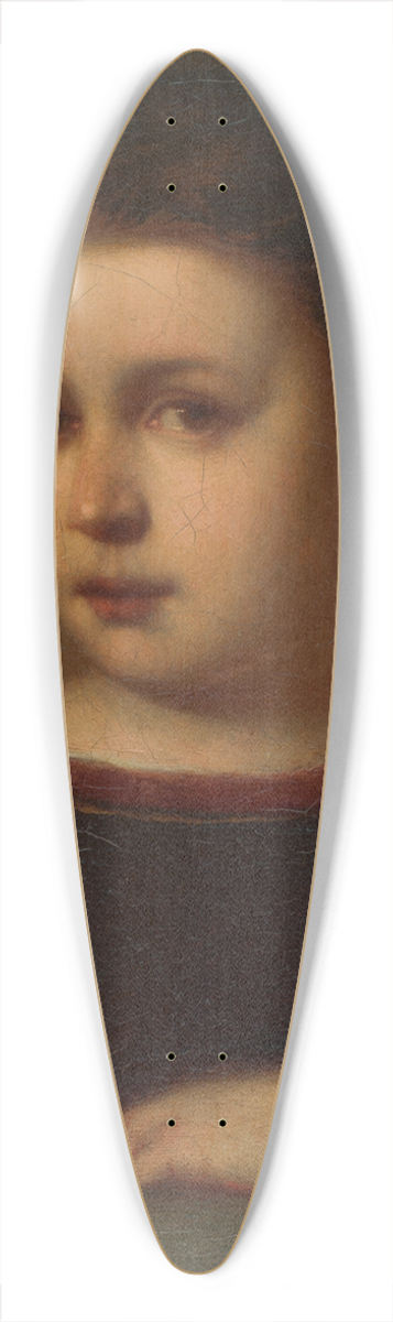 Gyula Benczr - Portrait of a child 39.3 inch art pintail longboard deck