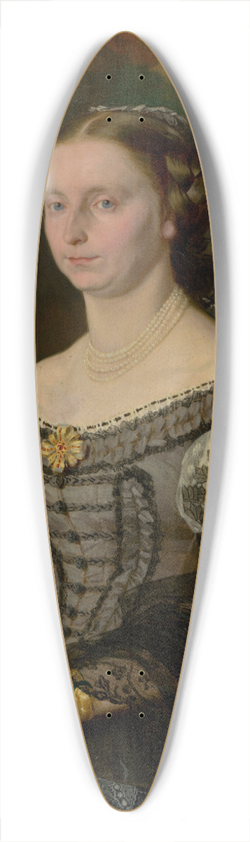 Gyula Benczr - Portrait of Terzia Ujhzy (ne Prissnitzov) 39.3 inch art pintail longboard deck