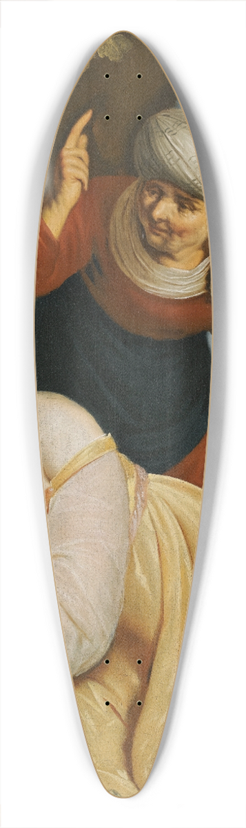 Haarlem School - Vertumnus And Pomona 39.3 inch art pintail longboard deck