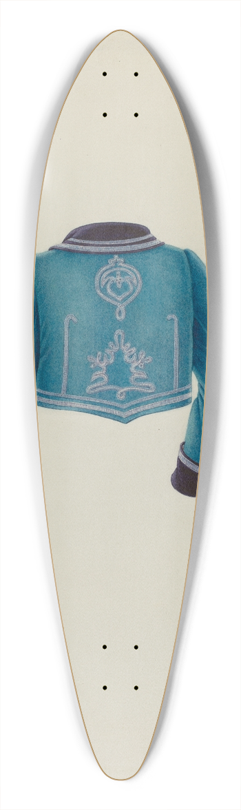 Hal Blakeley - Coat 39.3 inch art pintail longboard deck