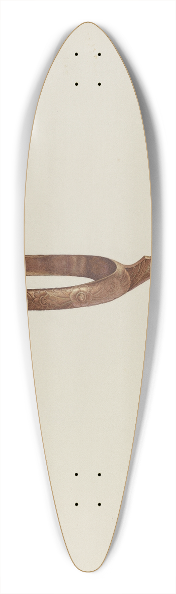 Hal Blakeley - Spur 39.3 inch art pintail longboard deck
