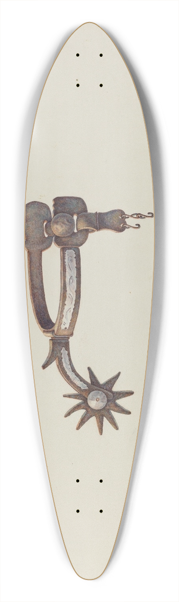 Hal Blakeley - Spur 39.3 inch art pintail longboard deck