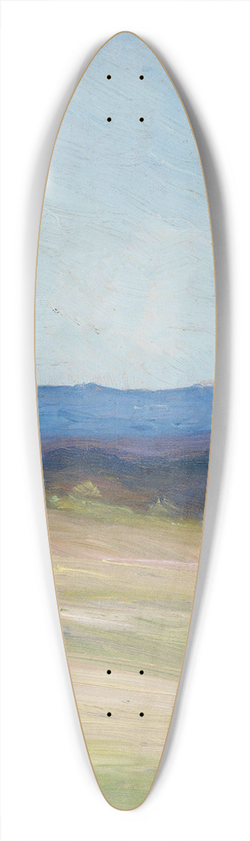 Halfdan Egedius - Summer Night, Telemark 39.3 inch art pintail longboard deck