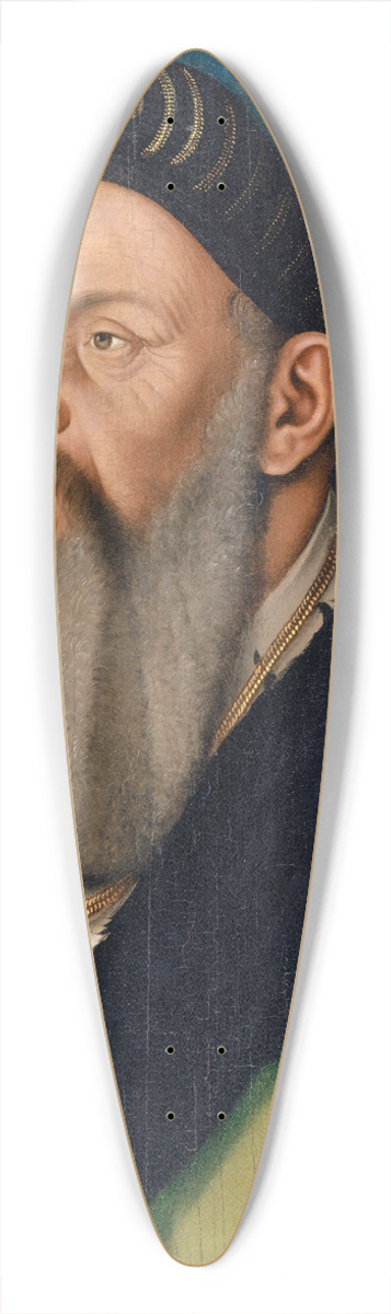 Hans Baldung - Portrait of Adelberg III. of Brenfels 39.3 inch art pintail longboard deck