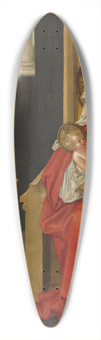 Hans Baldung - Saint Anne with the Christ Child, the Virgin and Saint John the Baptist 39.3 inch art pintail longboard deck