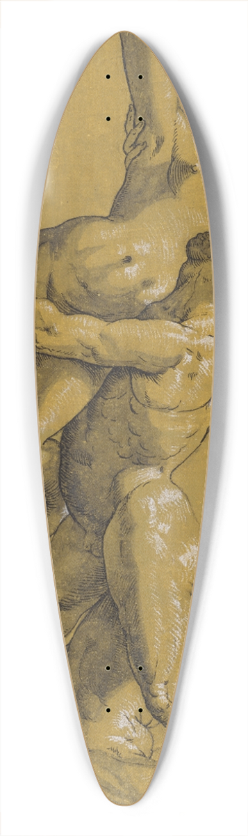 Hans Bock the younger - Der Raub der Proserpina 39.3 inch art pintail longboard deck