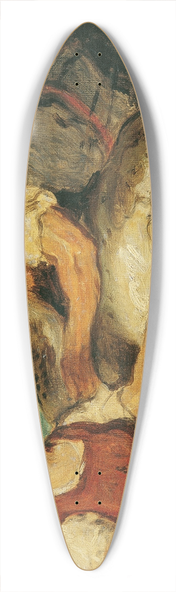 Hans Canon - Die Fischverkuferin 39.3 inch art pintail longboard deck