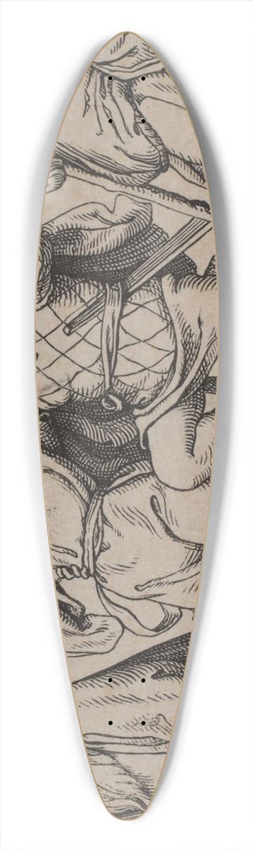 Hans Christian Henneberg - Februar Mnedsbillede 39.3 inch art pintail longboard deck
