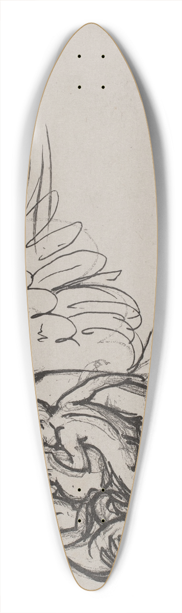 Hans Christian Henneberg - Februar Mnedsbillede 39.3 inch art pintail longboard deck