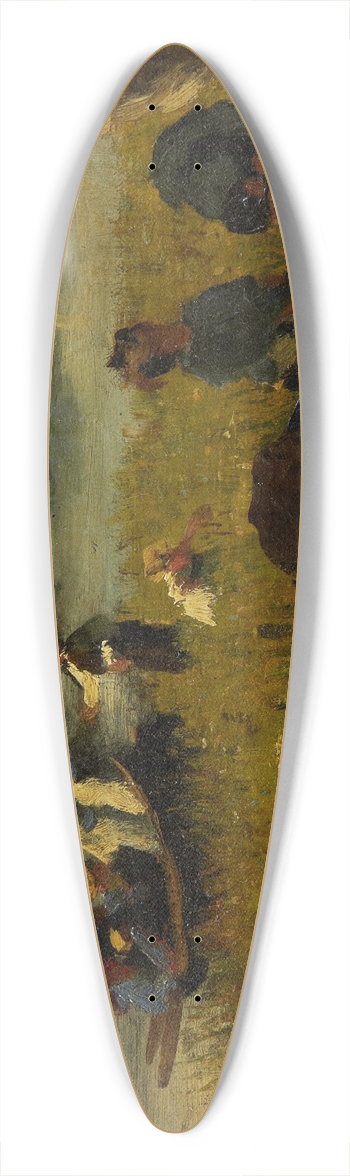 Hans Dahl - The Picnic 39.3 inch art pintail longboard deck