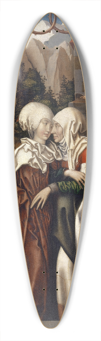 Hans Fries - The Visitation 39.3 inch art pintail longboard deck