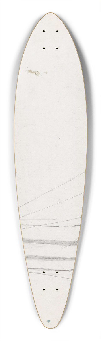 Hans Gude - Mindre fringsbt, berlingen 39.3 inch art pintail longboard deck