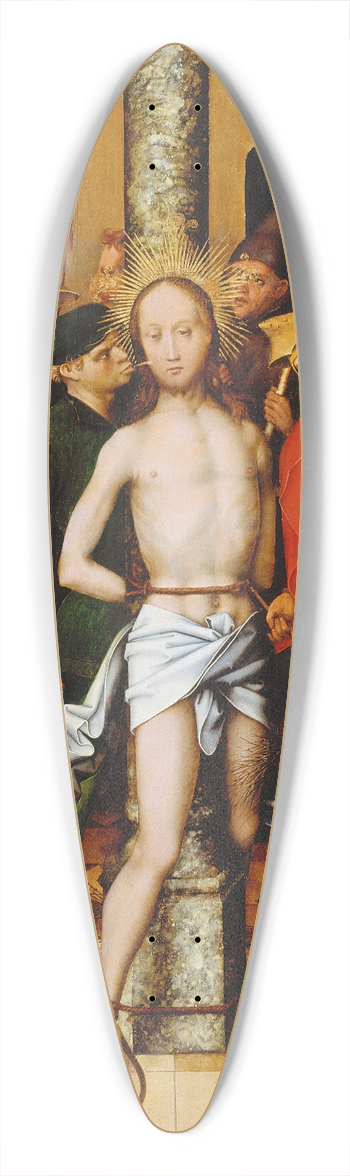 Hans Holbein The Elder - Flagellation 39.3 inch art pintail longboard deck