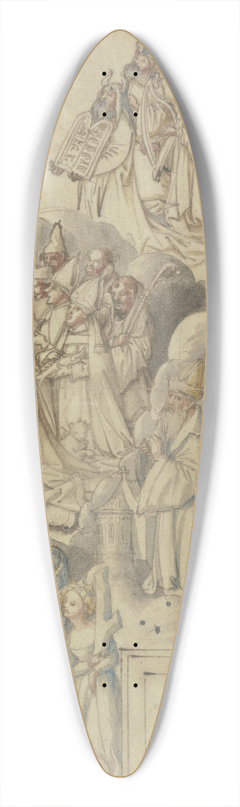 Hans Holbein The Elder - Innenseite des rechten Flgels eines Allerheiligenaltars 39.3 inch art pintail longboard deck