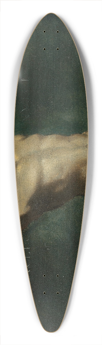 Hans Holbein The Elder - Terminus, The Device of Erasmus 39.3 inch art pintail longboard deck