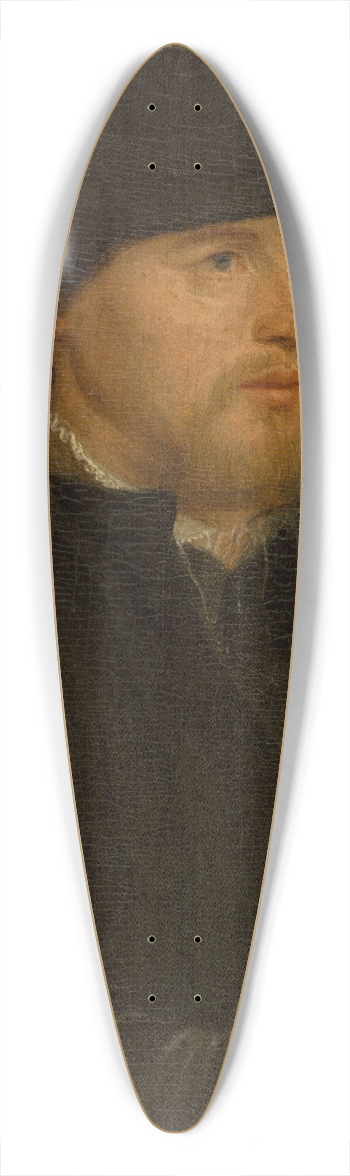 Hans Holbein The Younger - Portrait of a Man 39.3 inch art pintail longboard deck