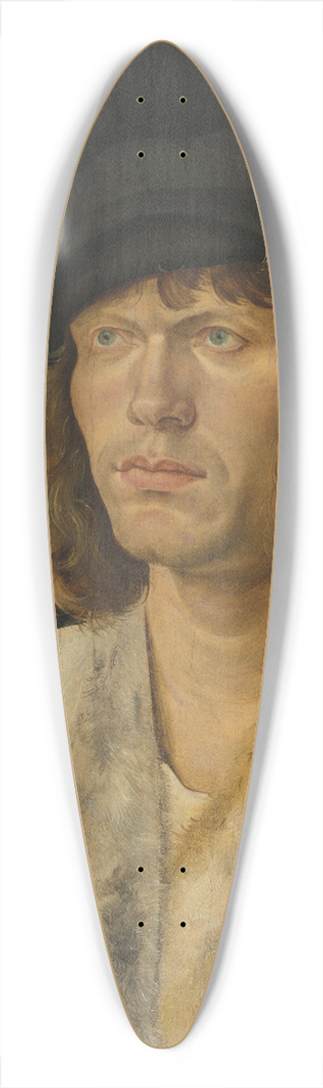 Hans Leonhard Schufelein - Portrait of a Man 39.3 inch art pintail longboard deck