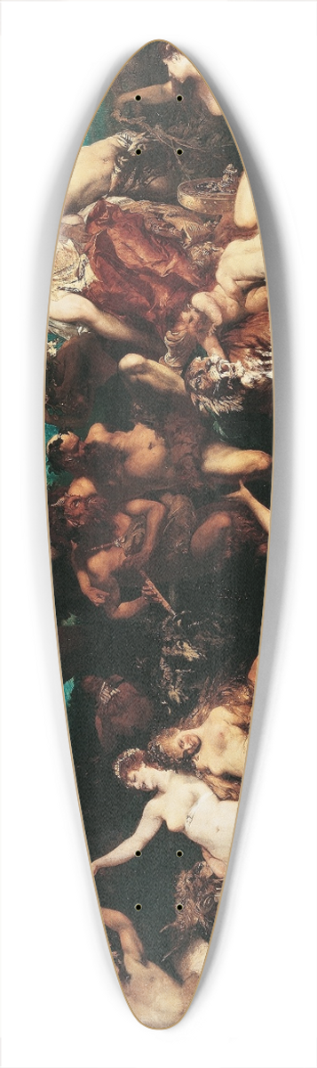 Hans Makart - Bacchus and Ariadne 39.3 inch art pintail longboard deck