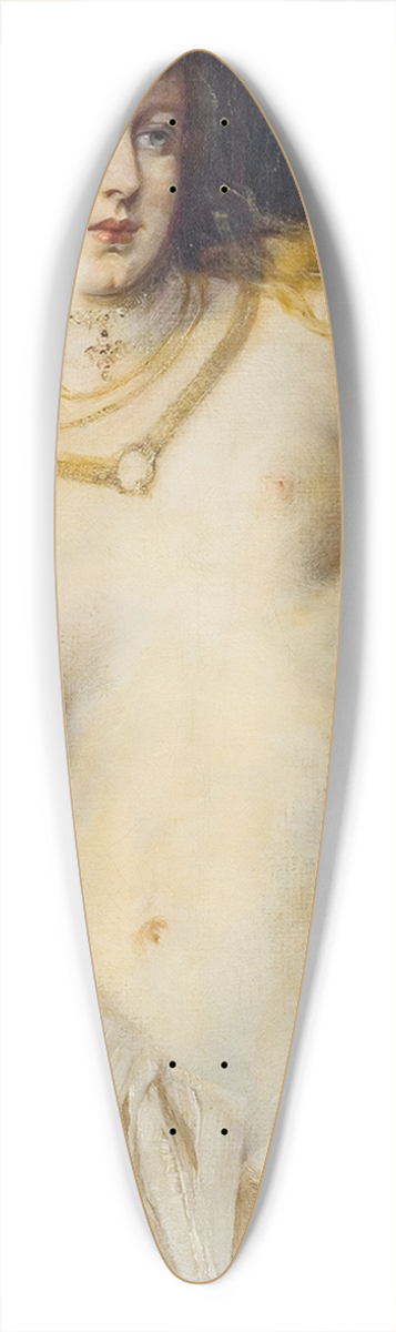 Hans Makart - Die fnf Sinne; Das Gesicht 39.3 inch art pintail longboard deck