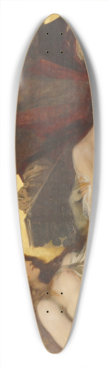 Hans Makart - Leonardo da Vinci 39.3 inch art pintail longboard deck