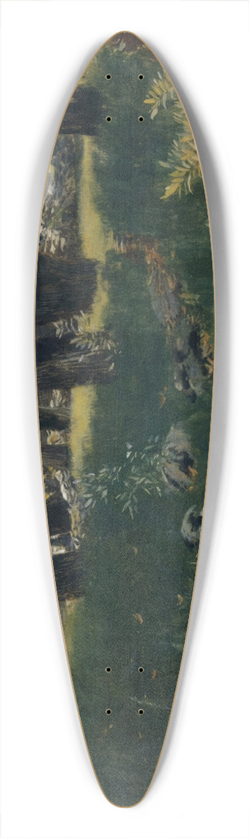 Hans Sandreuter - Chestnut Forest near Bignasco 39.3 inch art pintail longboard deck