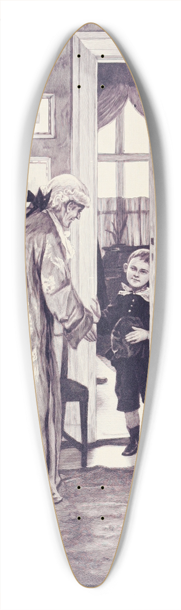 Hans Tegner - Fairy tales and stories pl24 39.3 inch art pintail longboard deck