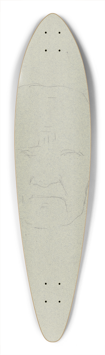 Hans Thoma - Head 39.3 inch art pintail longboard deck