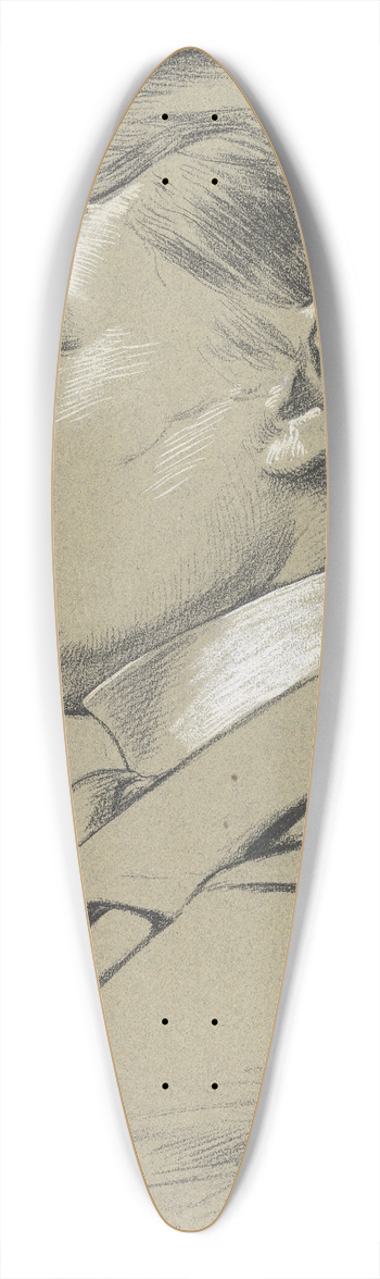 Hans Thoma - Portrait of Otto Kchler 39.3 inch art pintail longboard deck