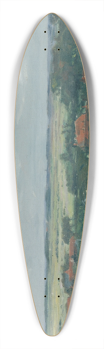 Hans Tichy - Hollndische Landschaft 39.3 inch art pintail longboard deck