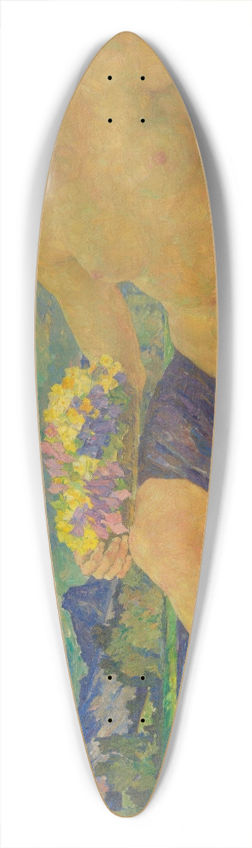 Hans Unger - Liegender weiblicher Akt 39.3 inch art pintail longboard deck