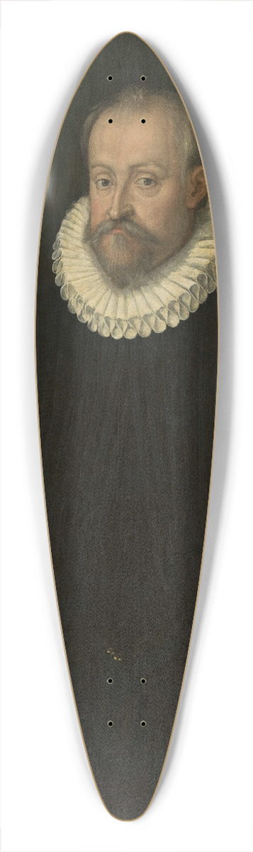 Hans von Aachen - Portrait of a man 39.3 inch art pintail longboard deck
