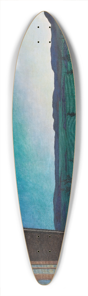 Harald Sohlberg - Summer Night 39.3 inch art pintail longboard deck