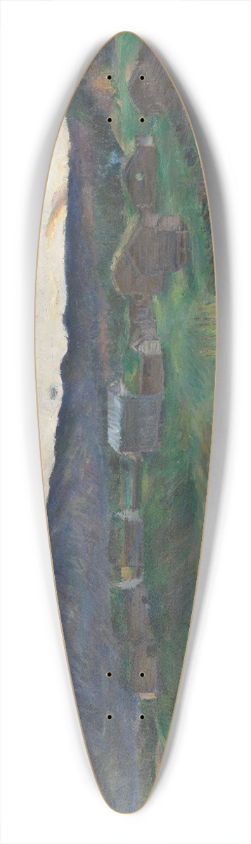 Harriet Backer - Autumn at Strlsjen 39.3 inch art pintail longboard deck