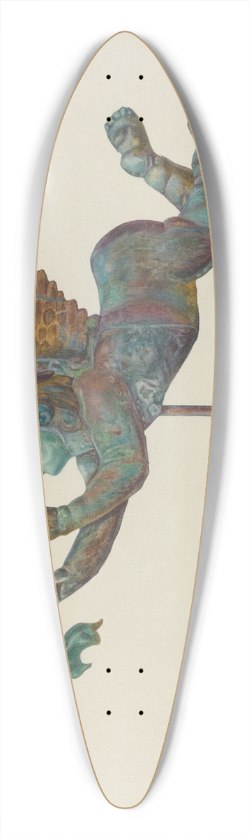Harriette Gale - Gabriel Weather Vane 39.3 inch art pintail longboard deck