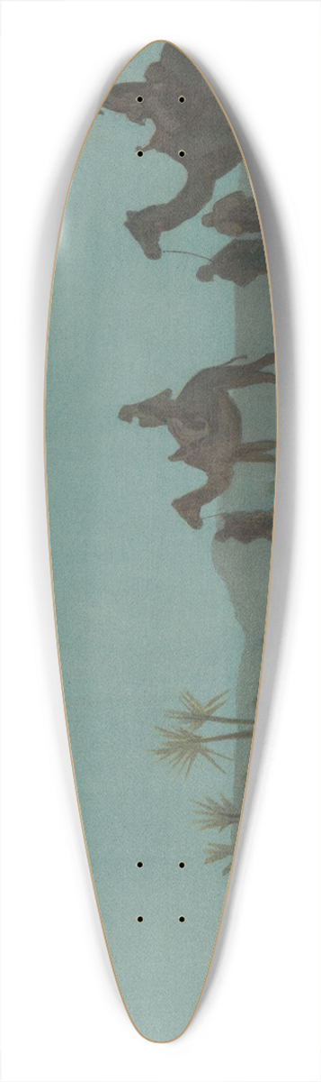 Harris, Jones & Co - Visit of the wise men 39.3 inch art pintail longboard deck