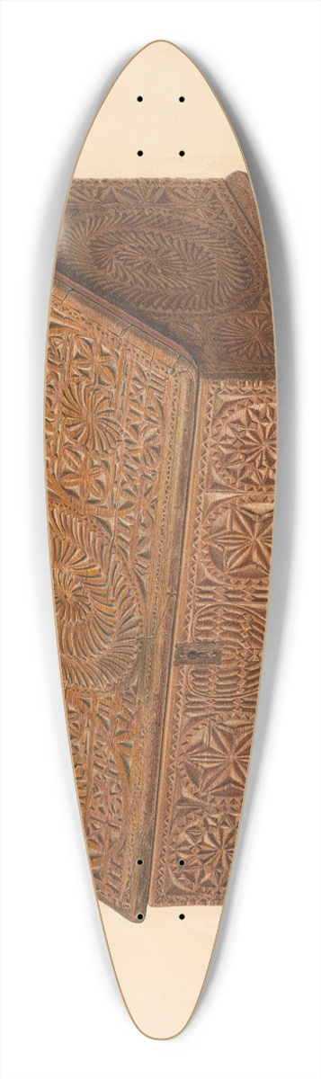 Harry Eisman - Desk Box 39.3 inch art pintail longboard deck